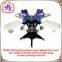 high precision 4 color 4 station silk screen printing machine for tshirt