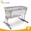 OEM factory aluminum alloy frame baby crib for beside adult bed