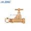 jkl5310 Forged Brass Stop Valve 2 way water pipe brass stop cock valve manufacturer