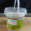 Food grade cheap food packaging plastic bucket with lid