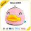 B.Duck cute bead canvas coin purse animal shaped leather coin purse