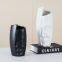 Creativity Matte White Black Face Ceramic Vase Decor Decoration, Flower Arrangement