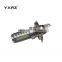 Super bright durable 12v h4 led spotlight changeable 2 side three sockets motorcycle mini headlight bulb