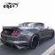 small auto tuning car body for ford mustang 2018 with carbon fiber front rear lip diffuser side skirts