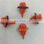 8mm 100PCS Car Fastener Clip Car Bumper Fender Retainer Clips And Tool  Plastic rivet fastener