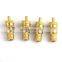 4Pcs Universal Offroad Brass Rubber Tire Valve Inner Tube Deflators Kit Automatic 6-30Psi Tyre Logo Stainless Steel Tire Valve S