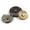 Wholesale 4 Hole Two Part Around Alloy Sew On Snap Button For Coat