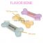 Wholesale multi flavour dog bone clean and  grind teeth bone toy,peanut butter spreadable and durable pet toy