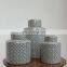 Good quality home decorative porcelain ceramic storage jar