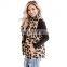 A drop shipping custom brand ladies autumn and winter new hot sale lamb cashmere leopard print zipper vest jacket
