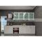 USA Simple Straight Kitchen Cabinet 3D Layout Glass Kitchen Door Design