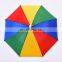 Best Seller Fancy Private Label Rainbow Windproof Custom Logo Rain Sale Kids Umbrella Hats