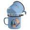 350ml 500ml colorful customized sublimation personalized classic guaranteed quality enamel mug for drink