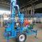 Factory professional  40-150 m small portable hydraulic diesel  water well drilling rig water well drilling machine