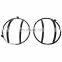 Lantsun Headlight steel cover for Jeep TJ for wrangler (T089