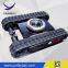 Best price steel crawler undercarriage system 0.5-150 tons for hydraulic drilling rig excavator dozer loader machine chassis
