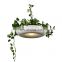 Nordic Bedroom Indoor Decoration Hanging Light LED Plant Lamp Bedroom For Cafe Restaurant Pendant Lamp