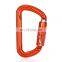 JRSGS Factory Custom Durable Safety 30KN Carabiner Climbing Aluminum Screw Locking Snap Hook