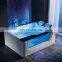 chinese indoor low price modern 2 person led hydromassage whirlpool bathtub acrylic with tv sale in ghana