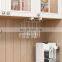 In stock 304 stainless steel wall-mounted adjustable goblet holder hanging wine glass rack kitchen storage
