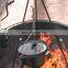 Heavy-Duty Steel Cooking Tripod Camping Gear & Equipment Outdoor Campfire Cooking Tools