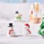 Christmas Resin Elk Santa Claus Ornaments Merry Christmas Decoration For Home Figurines Miniatures 2023 New Year Xmas Box Decor