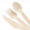 Eco-Friendly Biodegradable Degradable Birch Wooden Knife Spoon Fork Cutlery (400/Case)