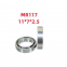 MR117K-2RS Open Deep Groove Ball Bearing 7*11*2.5mm