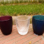 Wholesale Solid Color Vintage Embossed Court Style Dof Glass Tumbler