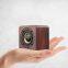 Factory Direct Sale Wooden Mini Wireless Bluetooth Speaker Subwoofer Strong Bass Surround Sound Speakers