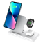 Schreibtisch-Multifunktions-Smartwatches, Ohrh?rer und Mobiltelefon 3-in-1 kabelloser Ladestation
