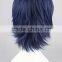 High Quality 35cm Short Straight Shugo Chara Wig Yoru Dark Blue Synthetic Anime Wig Cosplay Costume Hair Wig Party Wig