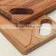 eco-friendly wood tray frood fruit tableware wood cutting board