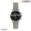The Latest Design Stainelsss Steel Strap Multi-function Chronograph Watches for Men Wholesale Wrist Watch