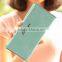 Beautiful soft nubuck leather women wallet