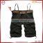 Man fashion baggy cotton twill cargo shorts with belt