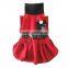 High Collar Large Skirt Dog Wool Coat fit for Spring Autumn and Winter