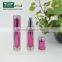 transparent outer cap and bottle spray-painting red inner bottle can cap lotion bottle