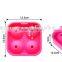 Custom various color non-stick silicone ice ball molds 4*4.5cm sphere whisky ice ball maker