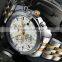 Fancy Fashion Gold Luxury Dress Watches Men Luxury Watch Automatic Stainless Steel WM438