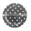 7" Black Polka Dot Small Round Paper Plates
