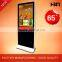 65"HBM Free Standing Network/Wifi/3G Digital LED/LCD Advertising Display Quality Choice