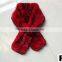 2014 Hot selling fashion dyed 100% knitted real rex rabbit scarf for women