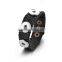 2015 Hand Knitting Interchangeable 18mm Ginger Snap Button Bracelet pulseras leather Snap Bracelets