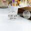 Silver Alphabet Letter Round Metal Charm for Fashion Jewelry