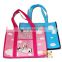 2015 hot PP nonwoven cartoon tote shopping bag for children