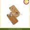 Custom laser logo bamboo phone case