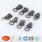 OEM available auto lock thumb puller, #5 metal zipper slider