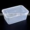 High quality plastic sushi packaging box with square base