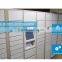 Deposit electronic selectable locker with technical support